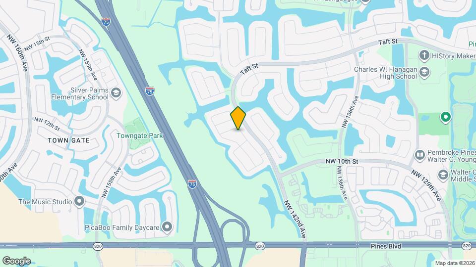 1350 NW 143rd Ave Map and Location Details