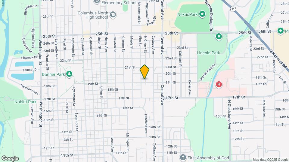 1610 19th St Map and Location Details