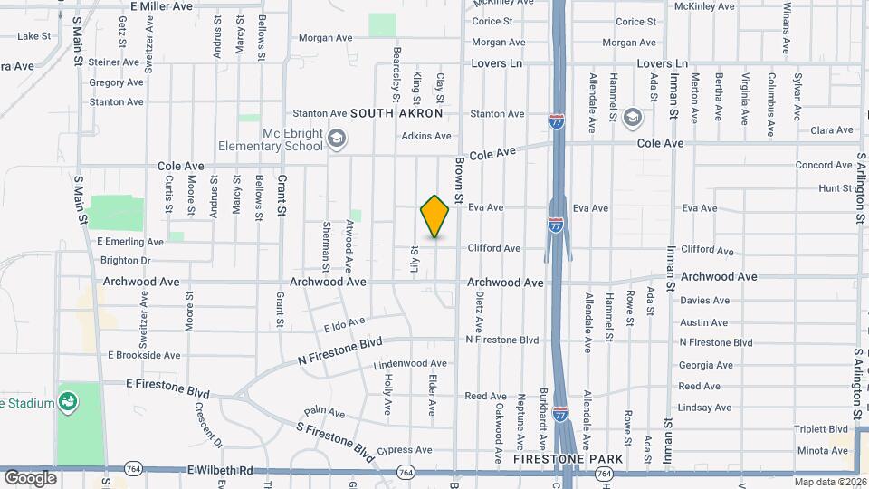 1224 Tulip St Map and Location Details