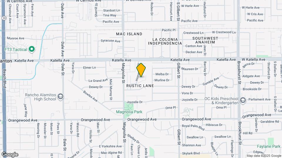 9165 La Grand Ave, Unit ADU Mapa y Detalles de la Ubicación