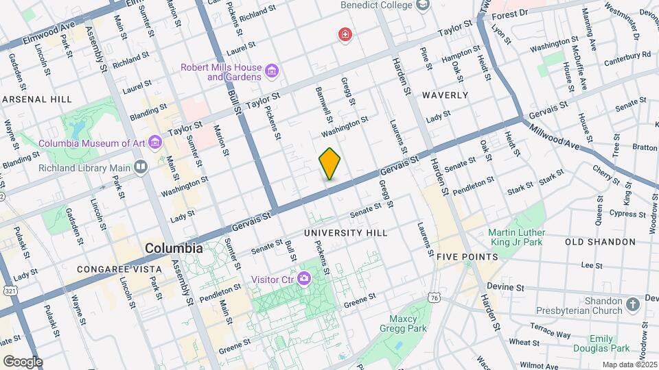 1200 Henderson St Map and Location Details