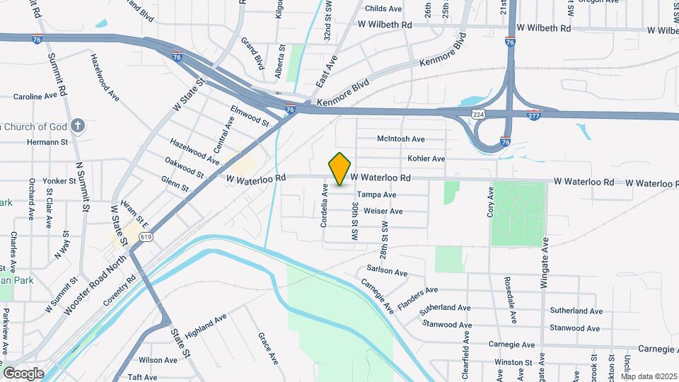 1307 Tampa Ave Map and Location Details