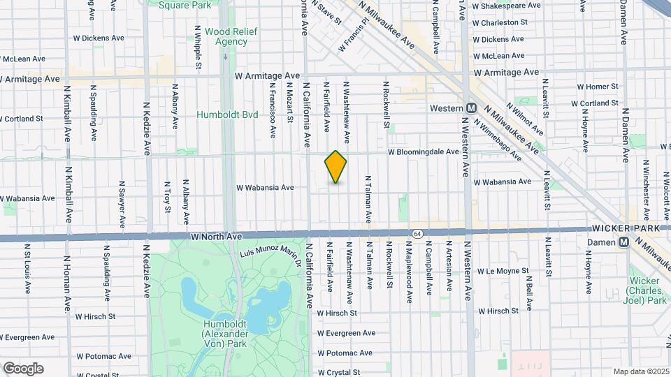 1707 N Fairfield Ave, Unit 2 Mapa y Detalles de la Ubicación