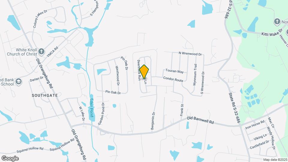 831 Dovefield Ln Map and Location Details