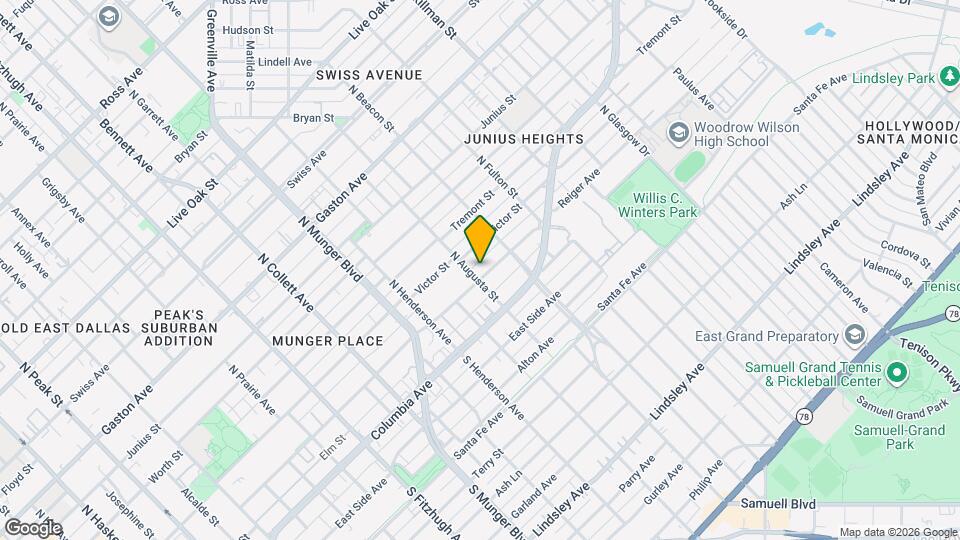 5505 Reiger Ave Map and Location Details