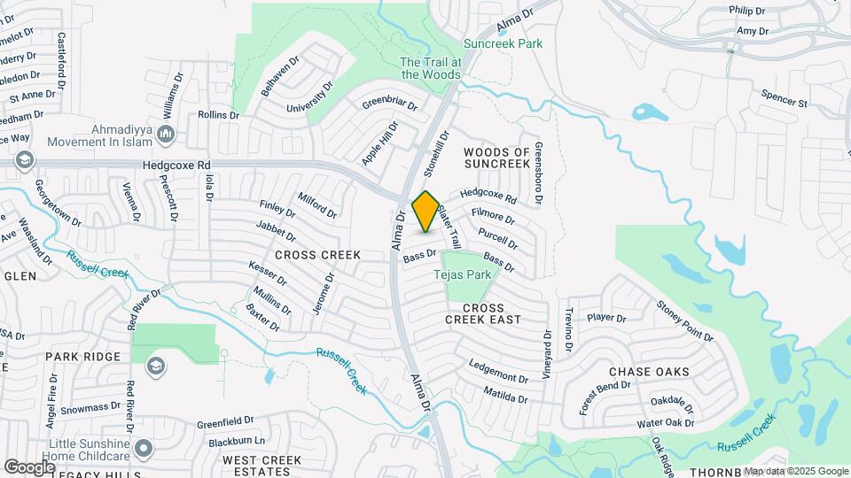 1012 Filmore Dr Map and Location Details