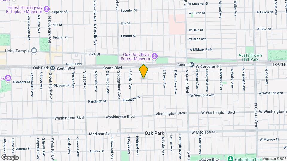 134-140 S Harvey Ave Map and Location Details