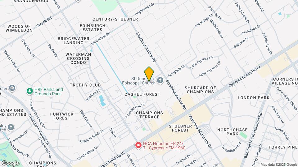 4613 Cashel Glen Dr Map and Location Details