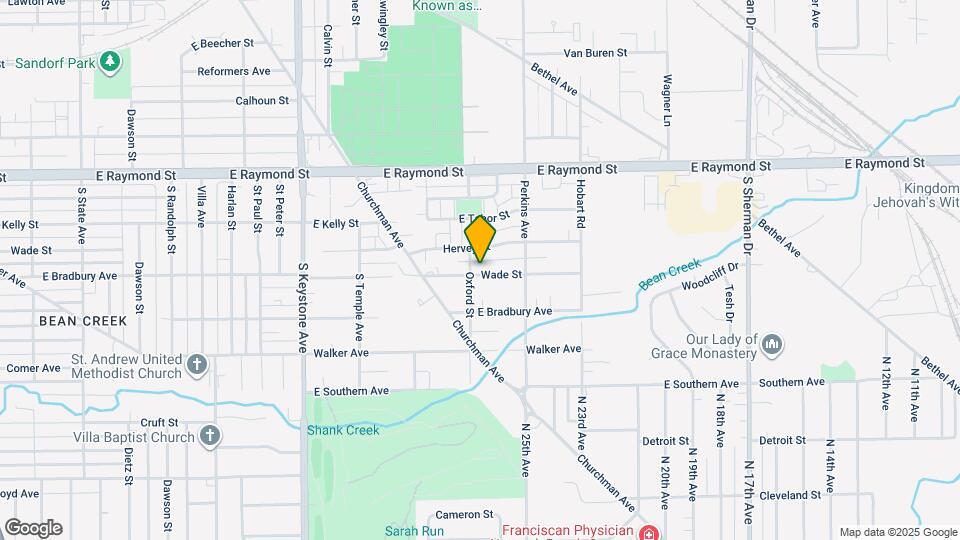2934 Wade St Map and Location Details