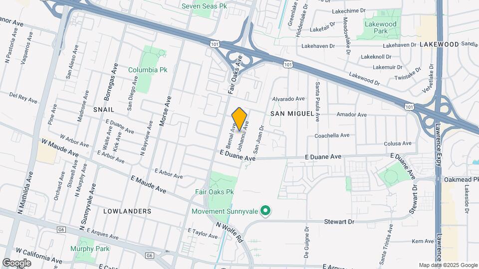 665 Johanna Ave Sunnyvale CA Apartments and Nearby Sunnyvale Apartments