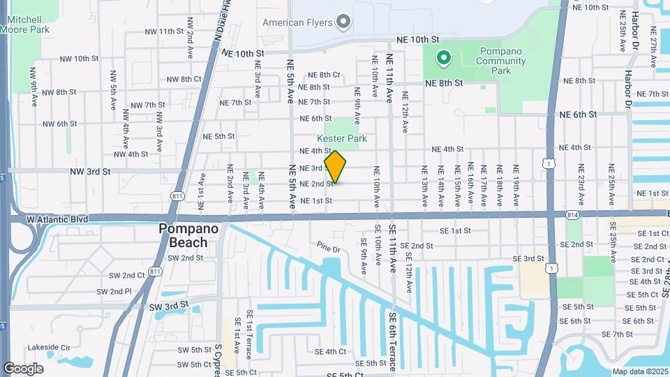 704 NE 2nd St Map and Location Details