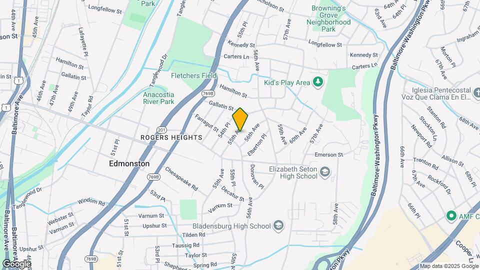 5017 55th Ave Map and Location Details