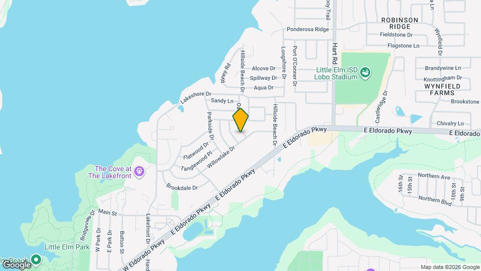 2104 Oakridge Dr Mapa y Detalles de la Ubicación