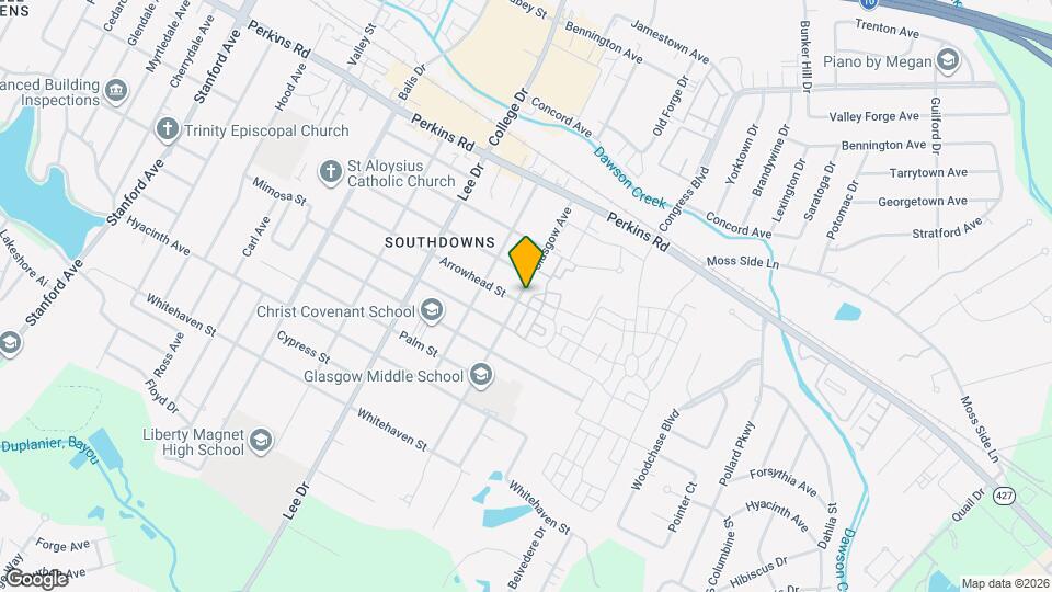 2018 Glasgow Ave Map and Location Details