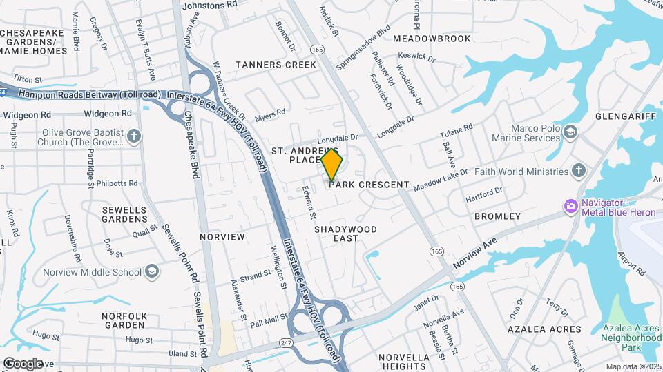 1409 E Tanners Creek Dr Map and Location Details