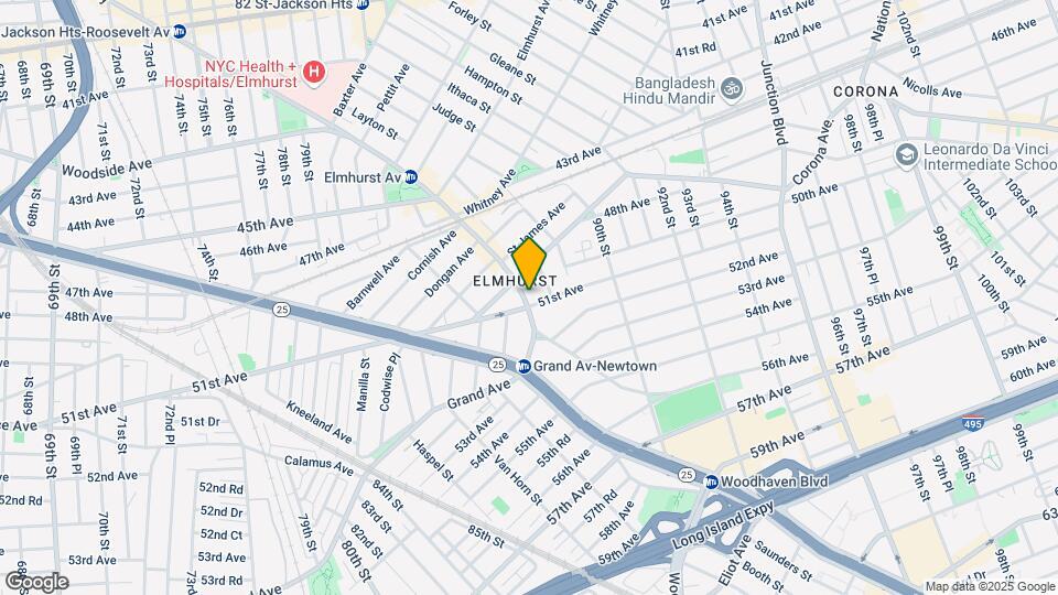 85-19 Broadway Mapa y Detalles de la Ubicación