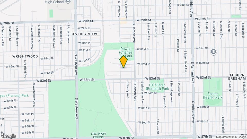 2048 W 82nd Pl Map and Location Details