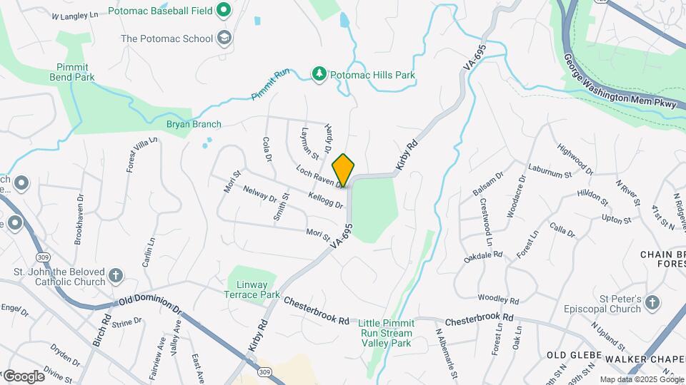 6149 Loch Raven Dr Map and Location Details