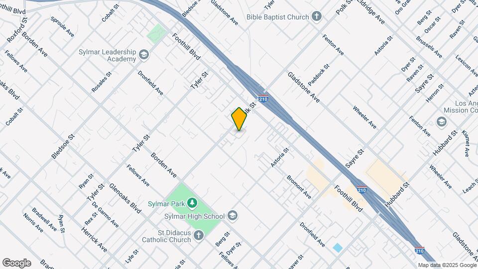 14200 Polk St Map and Location Details