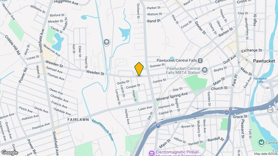 390 Weeden St, Unit 2 Mapa y Detalles de la Ubicación