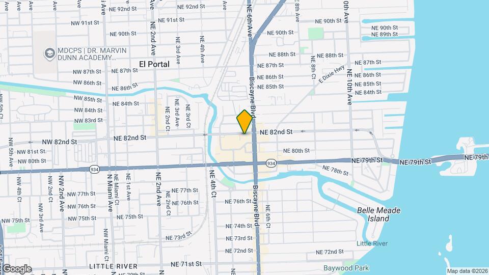 550 NE 82nd St Map and Location Details