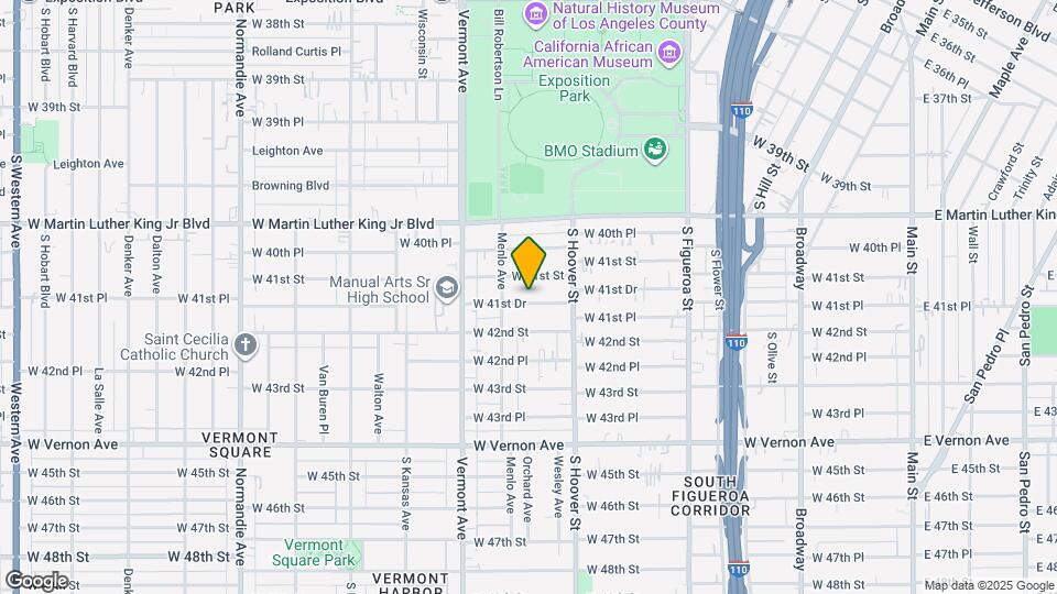 851 W 41st Dr Map and Location Details