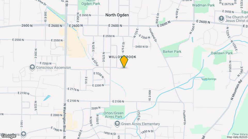 681 E 2300 N Mapa y Detalles de la Ubicación