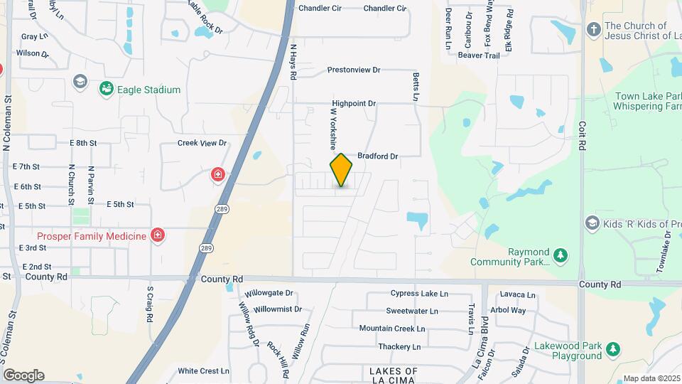 1802 Ridgewood Dr Map and Location Details