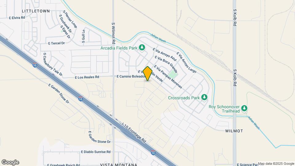 6516 E Paseo Alga Map and Location Details