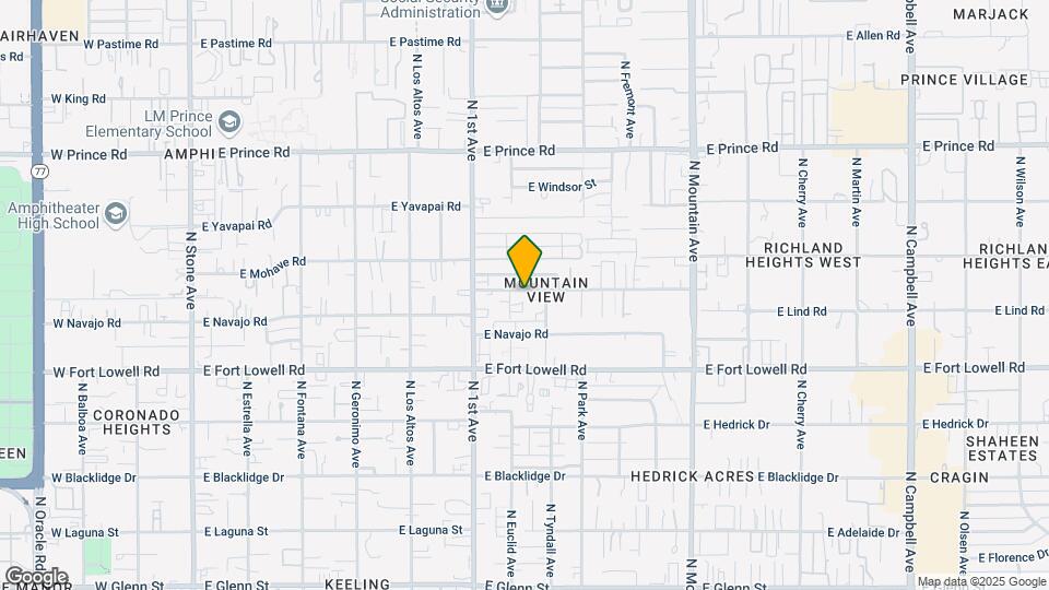 808-820 E Halcyon Rd Mapa y Detalles de la Ubicación