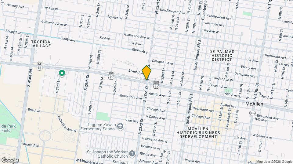 35 N 23rd St Map and Location Details