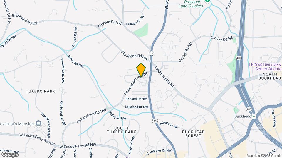 3601 Habersham Rd NW Map and Location Details