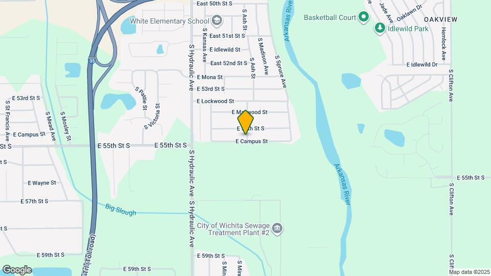 2036 E Campus St Map and Location Details