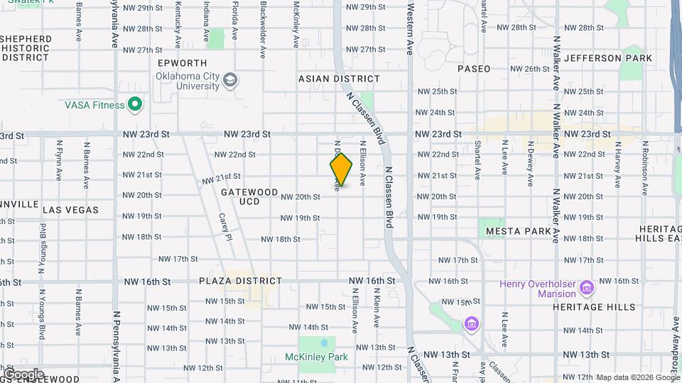 1325 NW 20th St Map and Location Details