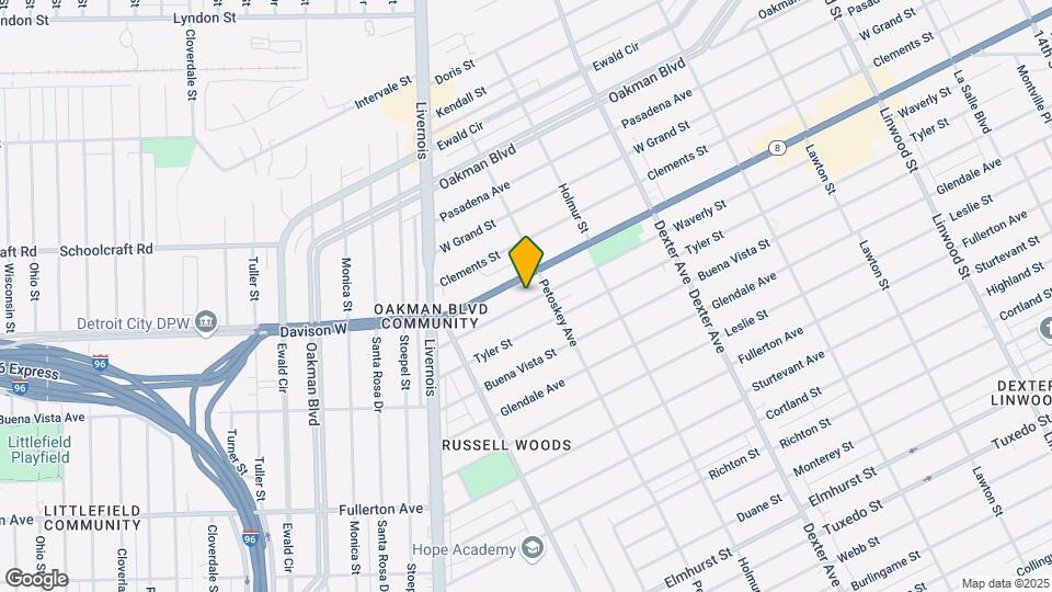 4240 Waverly St Map and Location Details