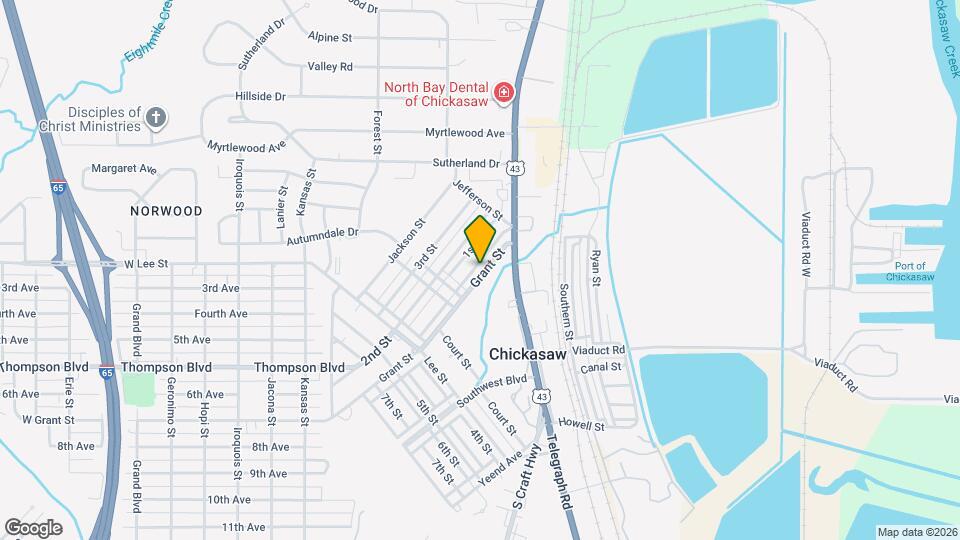 311 Grant St Map and Location Details