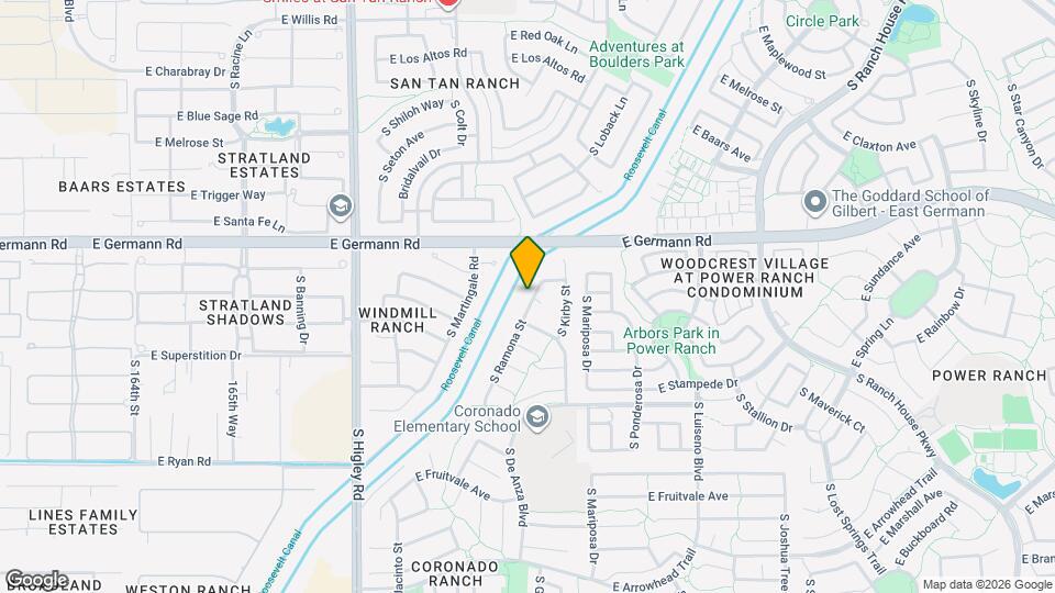 4090 S Ramona St Map and Location Details