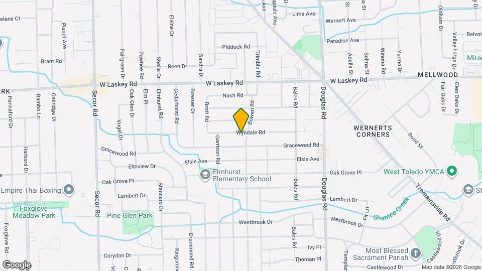 2815 Wyndale Rd Map and Location Details