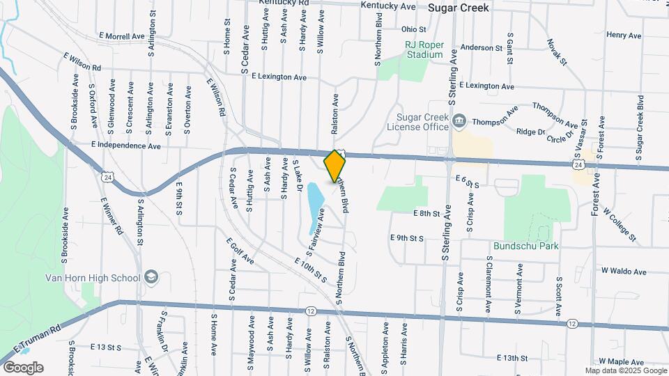 606 S Fairview Ave Map and Location Details