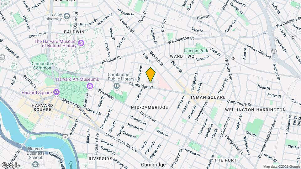 1541 Cambridge St, Unit 1 Map and Location Details