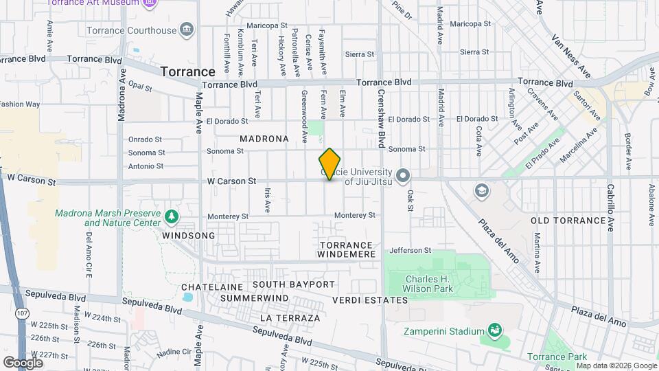 1704 S Fern Ave Map and Location Details