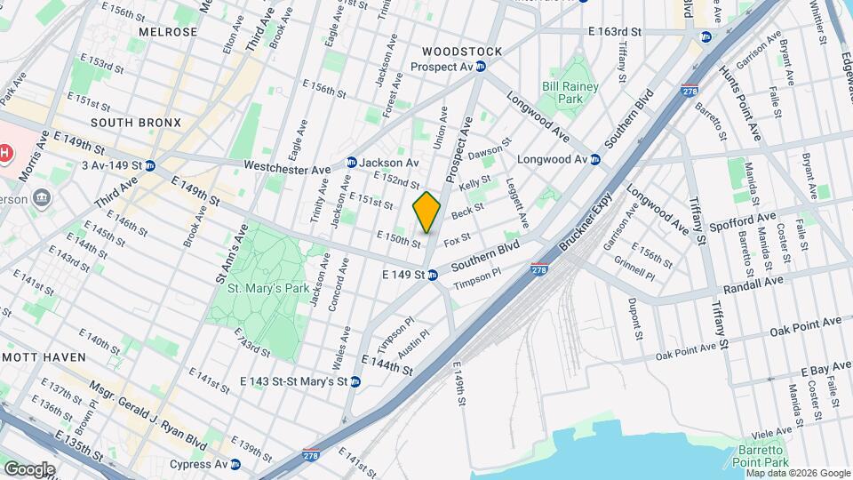 583 Prospect Ave Map and Location Details