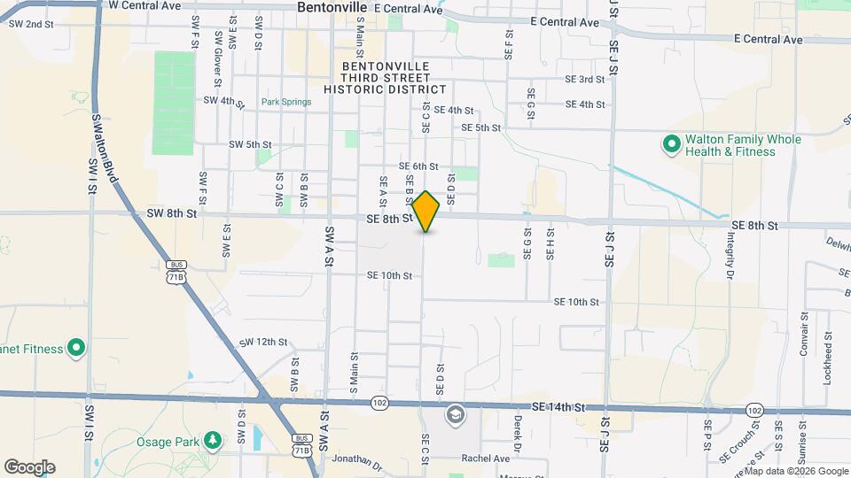 813 SE G St Map and Location Details