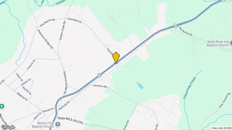 686 N Norris Dr Mapa y Detalles de la Ubicación