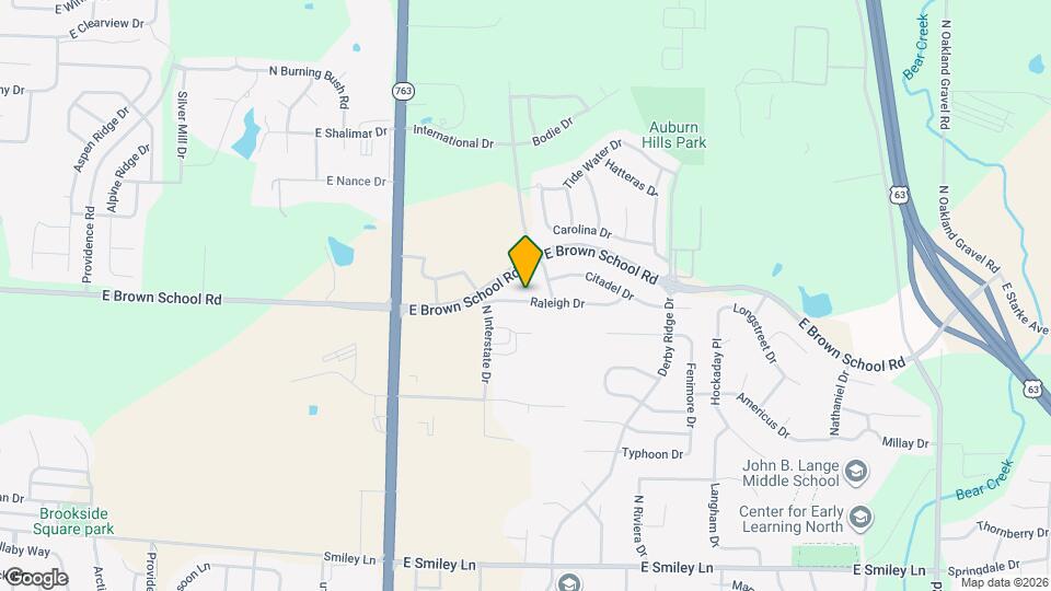 1319 Raleigh Dr Map and Location Details