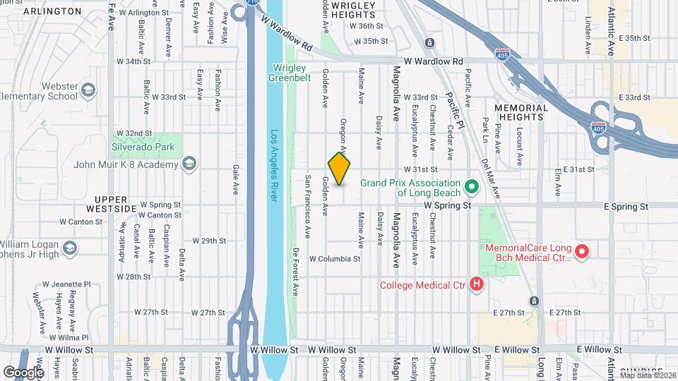 3039 Oregon Ave Map and Location Details