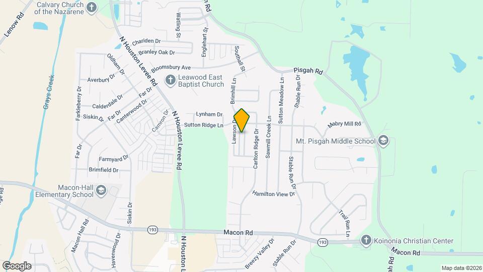 1513 Pemberton Ln Map and Location Details