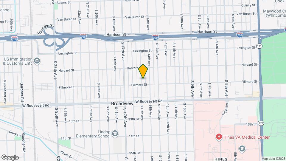 2037 S 15th Ave, Unit 1N Map and Location Details