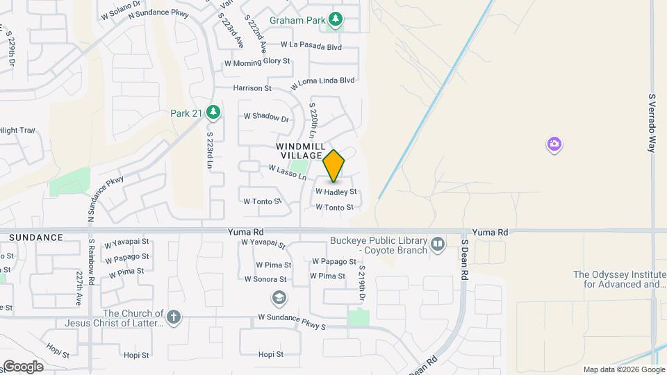 22008 W Hadley St Map and Location Details