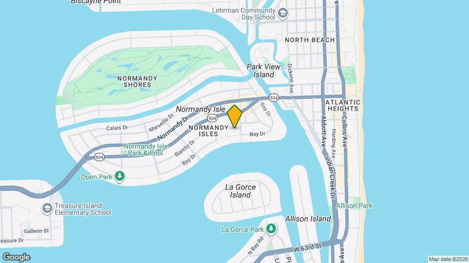 1123 Bay Dr Map and Location Details